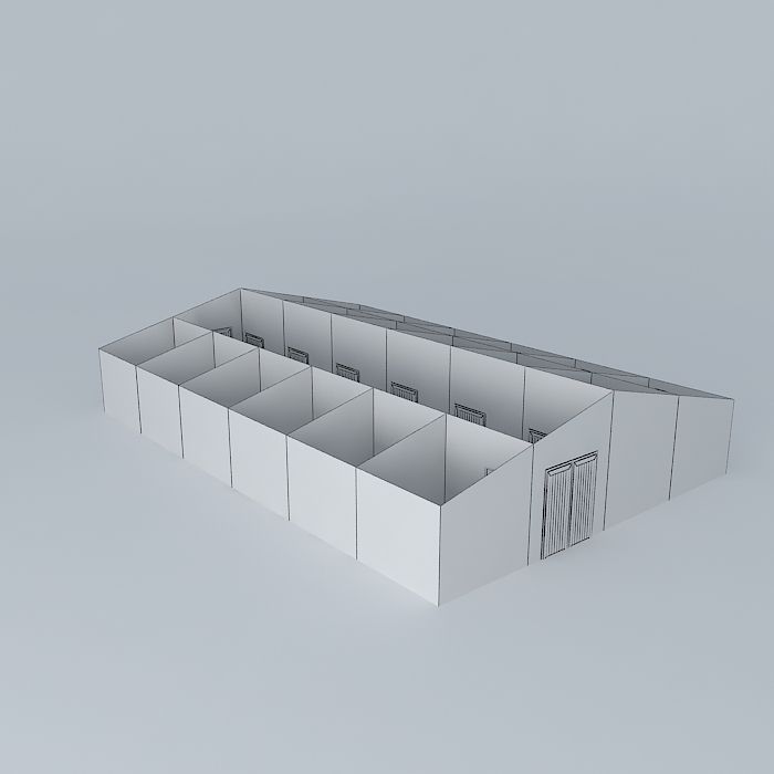 Decochalet 2015 assembly 18 stables Free 3D model_3