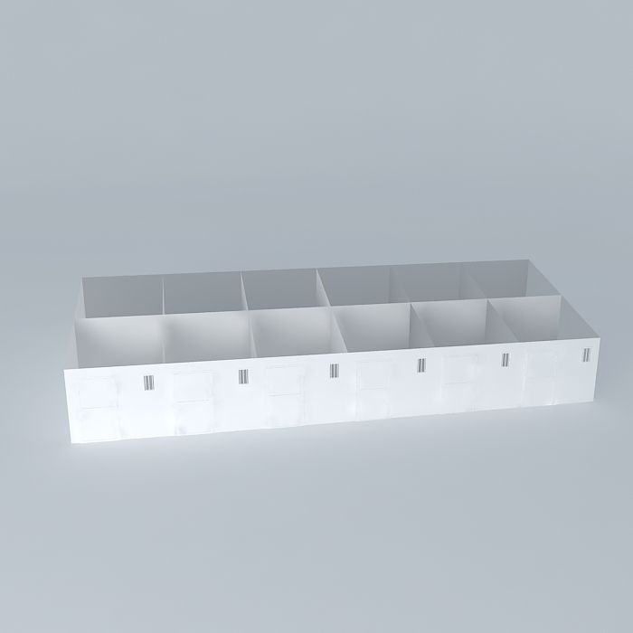 Decochalet 2015 assembly 18 stables Free 3D model_2