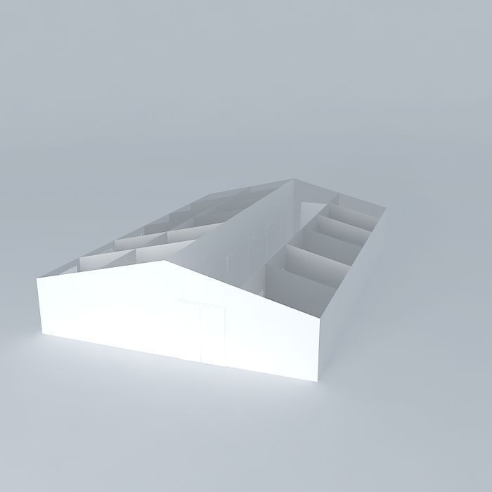 Decochalet 2015 assembly 18 stables Free 3D model_1