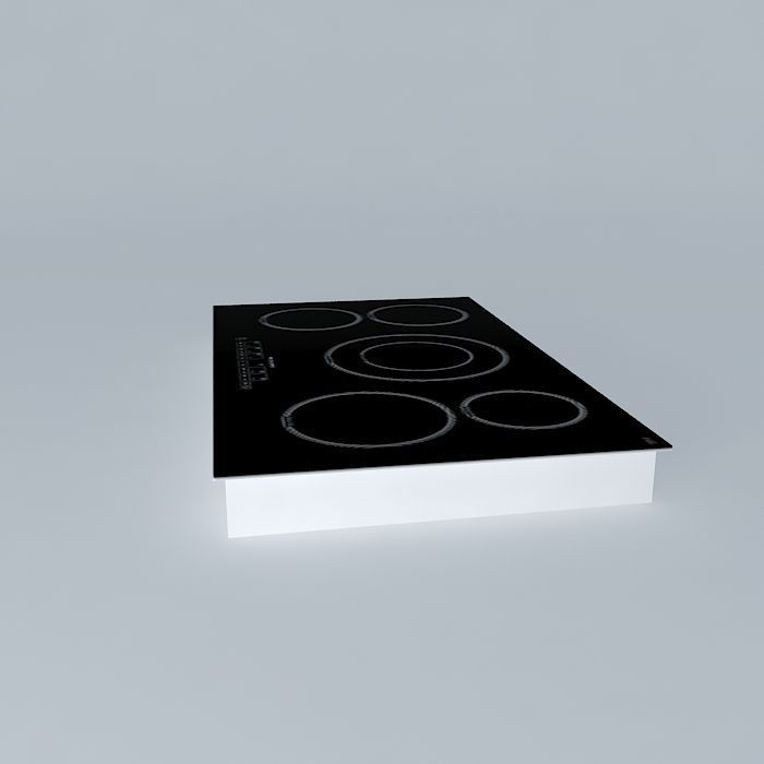 cooktop electric Free 3D model_2