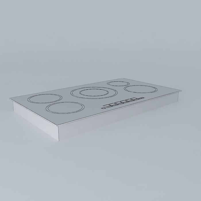 cooktop electric Free 3D model_3