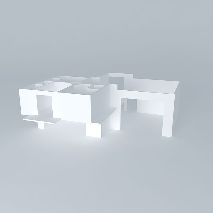 noca house taubate Free 3D model_1