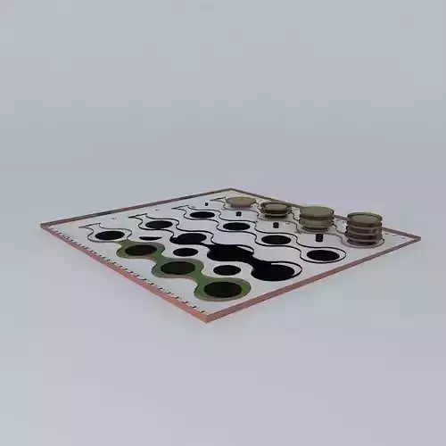 Ant-walk checkers game