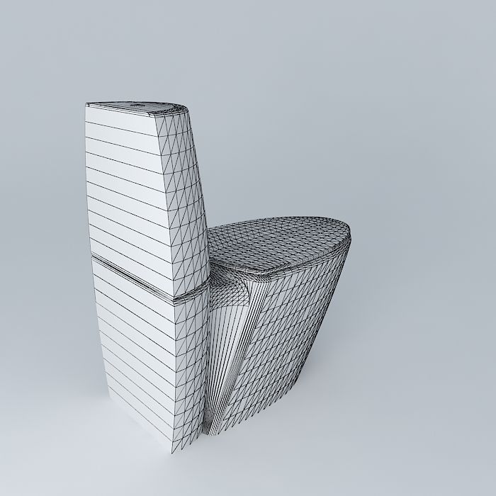 Cup toilet Free 3D model_3