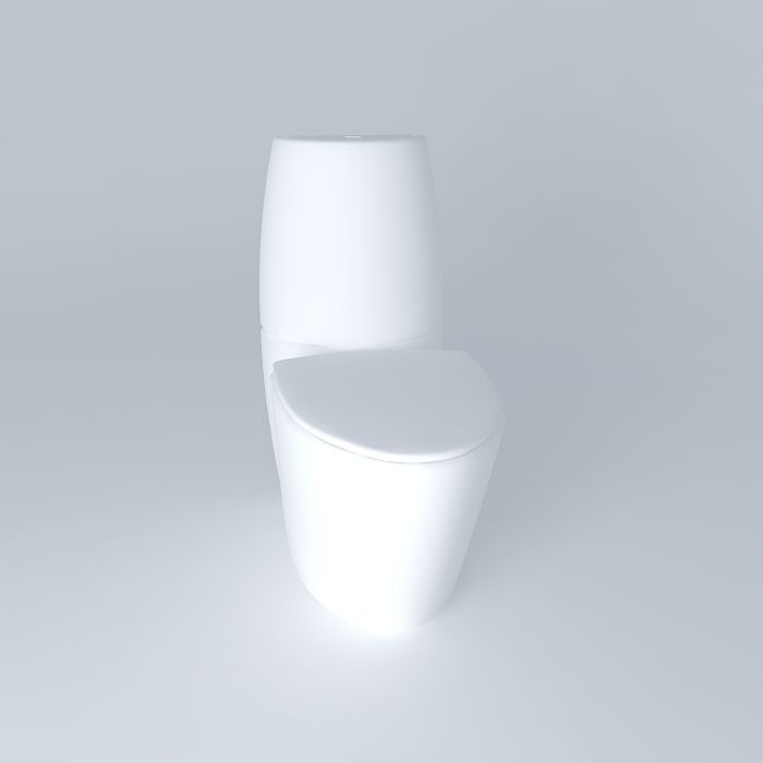 Cup toilet Free 3D model_2