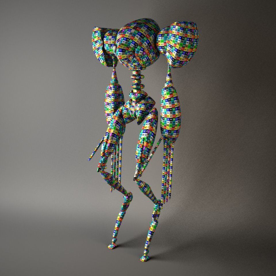 Robot Extendobot AAA Low-poly 3D model_9