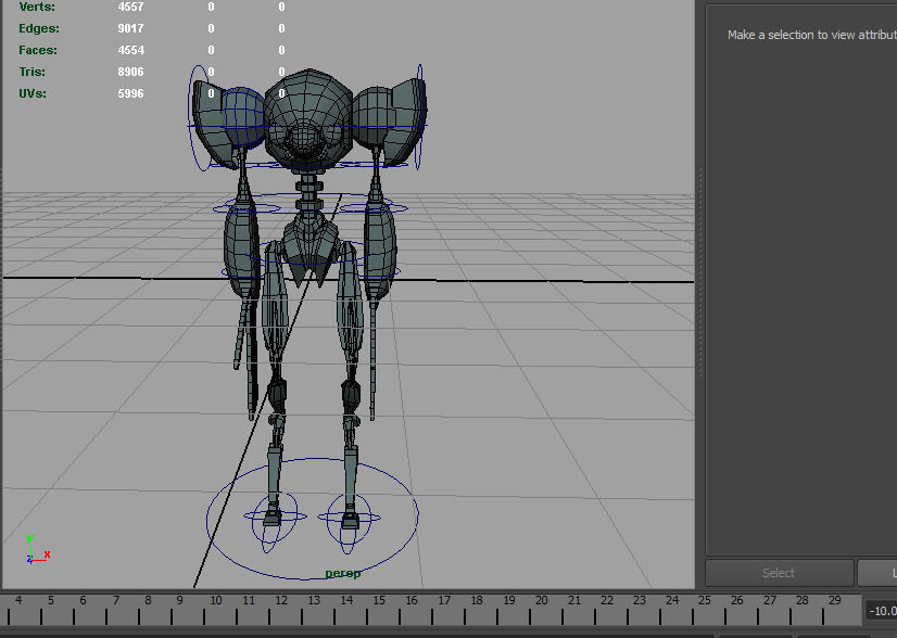 Robot Extendobot AAA Low-poly 3D model_18