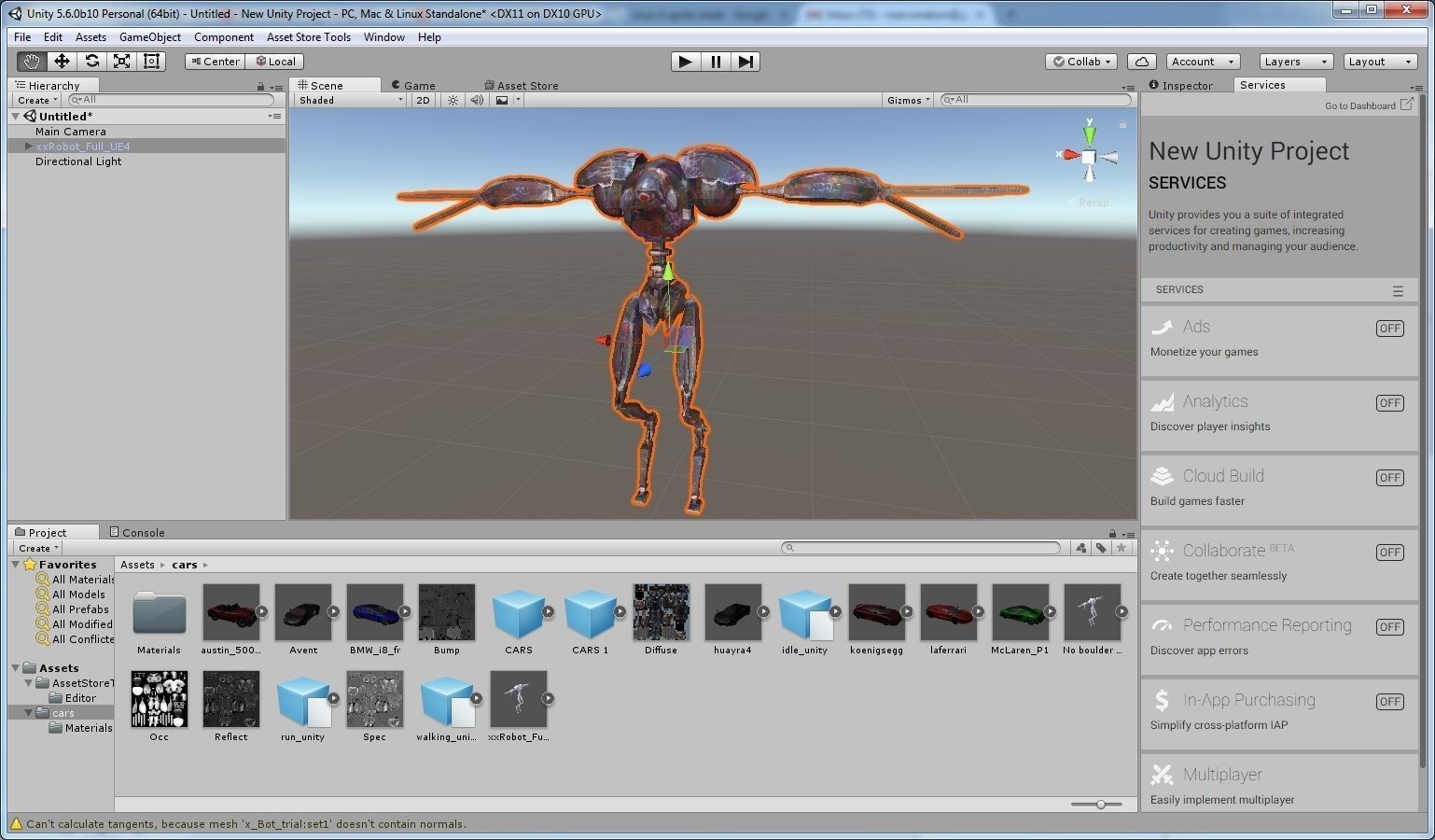 Robot Extendobot AAA Low-poly 3D model_25