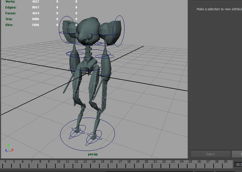 Robot Extendobot AAA Low-poly 3D model_19