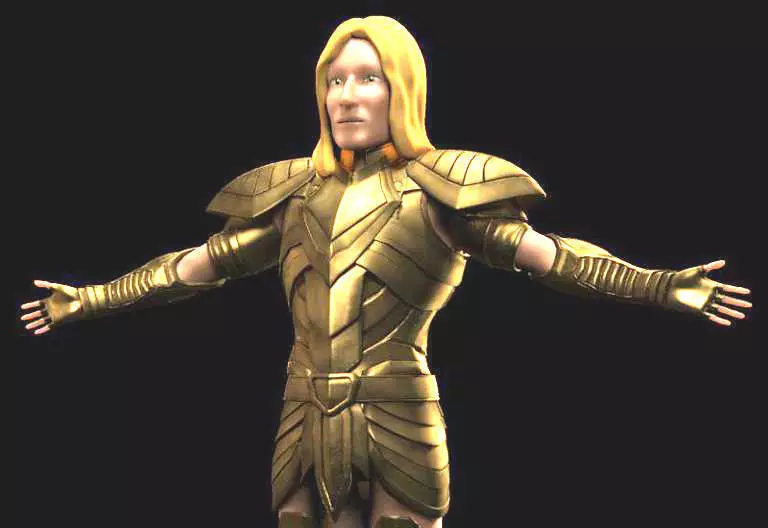 Shadiro Knight of the Round Table AAA Low-poly 3D model