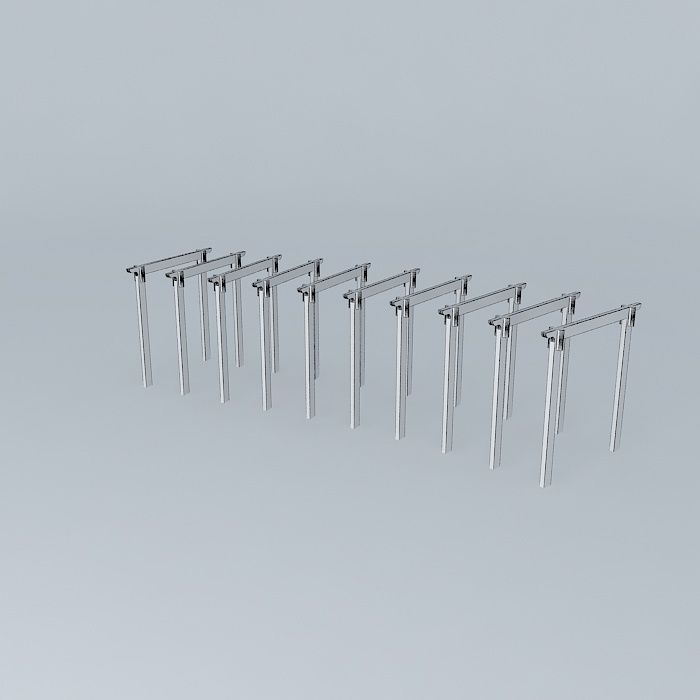 way 2 set of poles Free 3D model_4