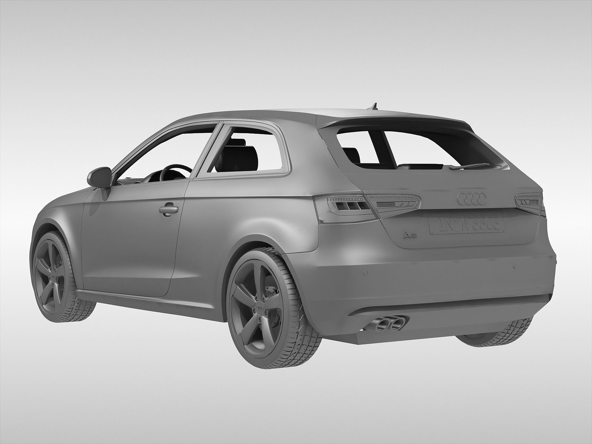 Audi A3 2013 3D model_7