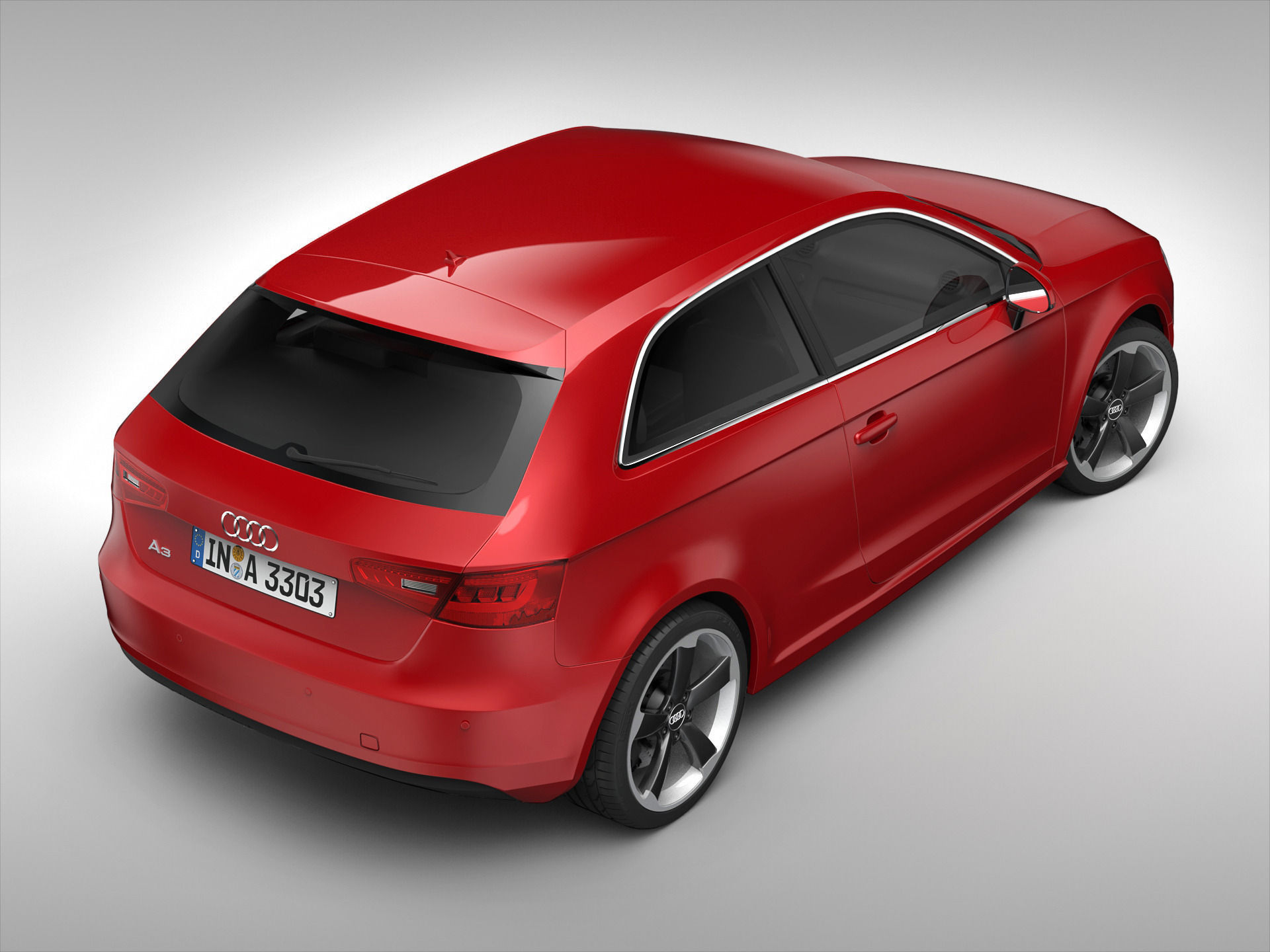 Audi A3 2013 3D model_2