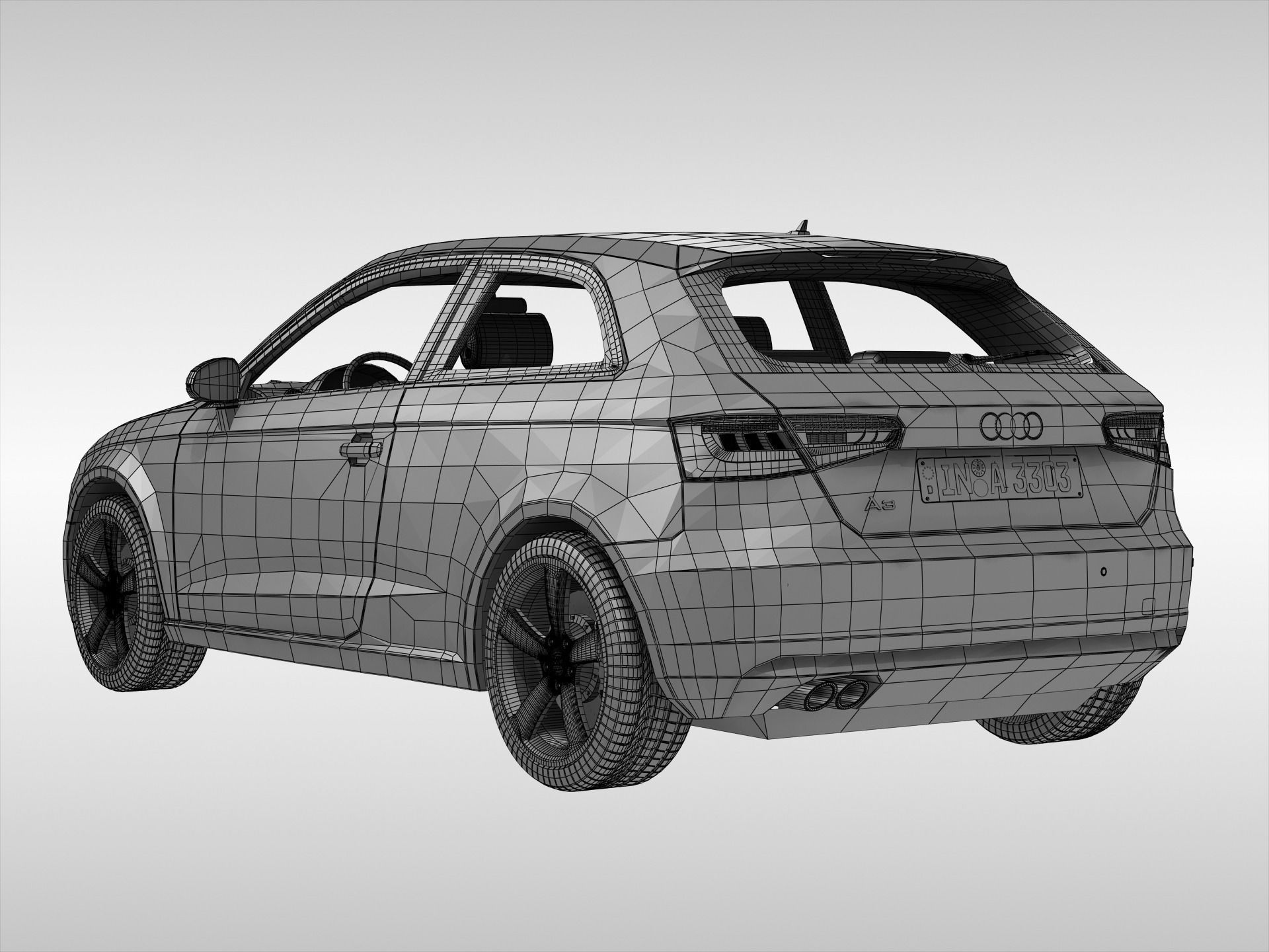 Audi A3 2013 3D model_8