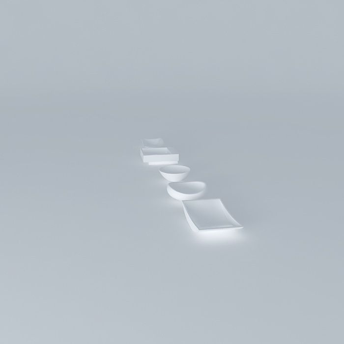 vats set of bowls Free 3D model_2