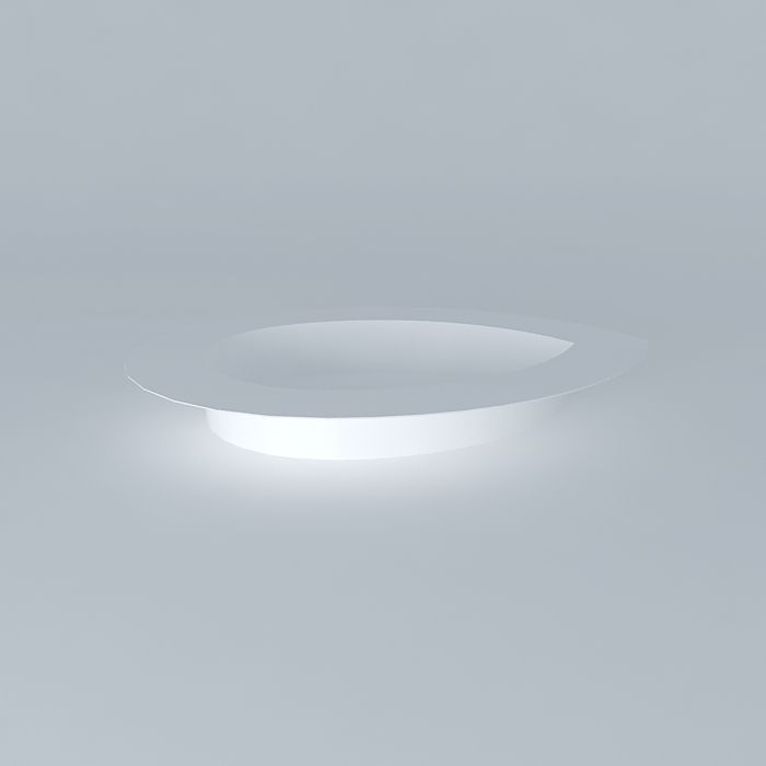Pool 3 light in shape of bowl Free 3D model_1