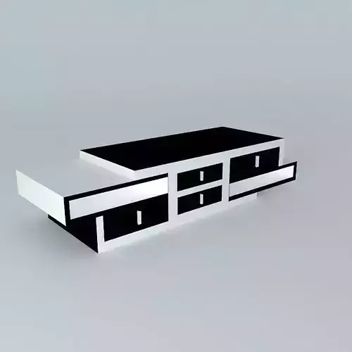 TV Table Free 3D model