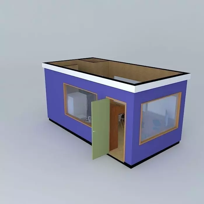 office tiny house Free 3D model