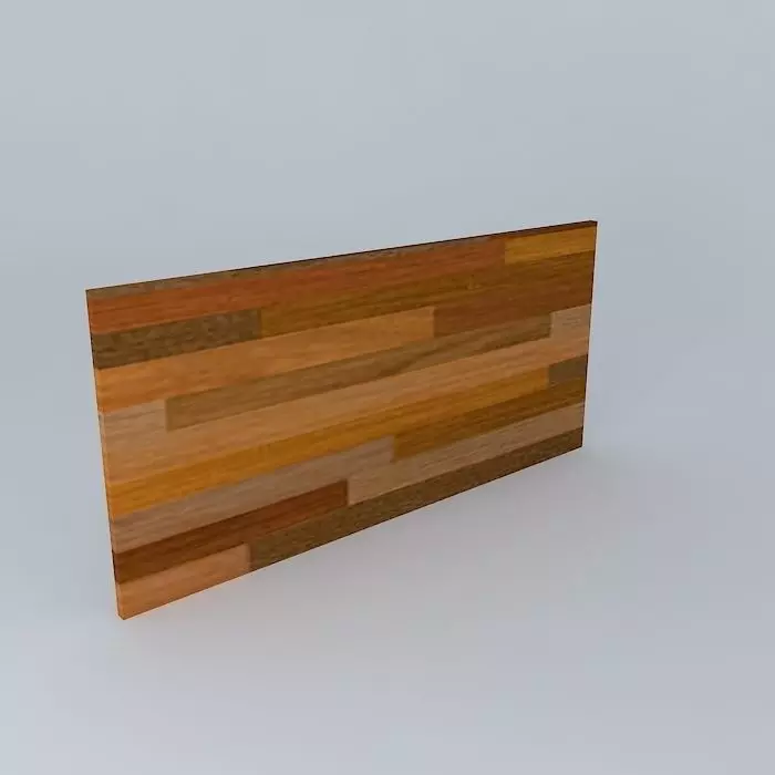 Desktop wooden door Free 3D model