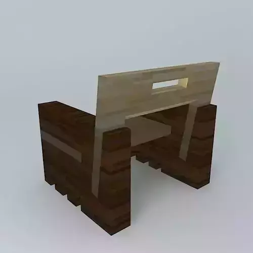 Chair made out of wood