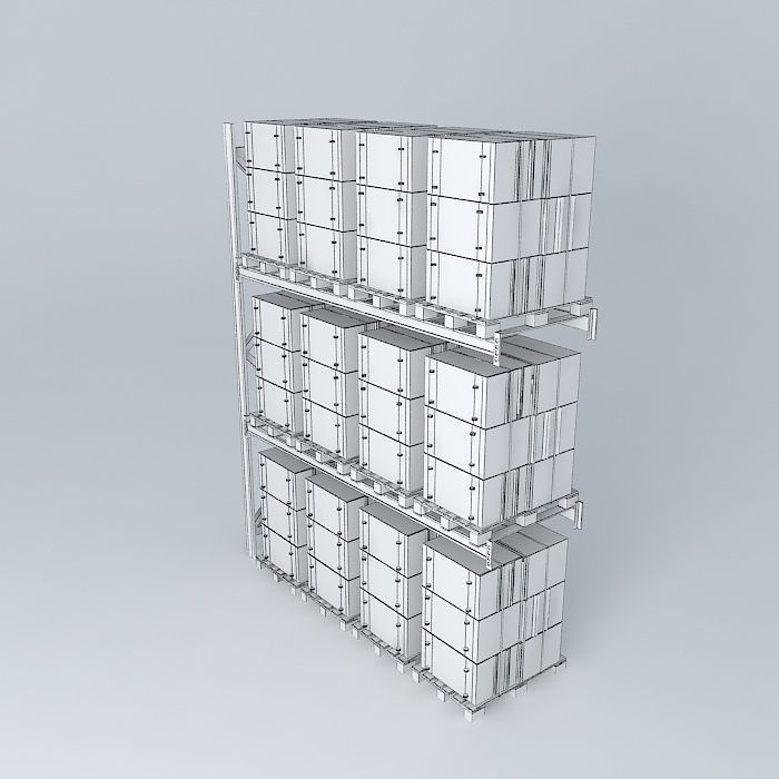 Theorem pedestals Free 3D model_4