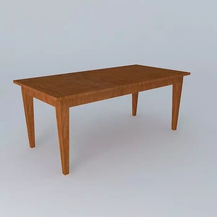 dining table dining table Free 3D model_0