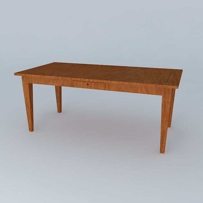 dining table dining table Free 3D model_1