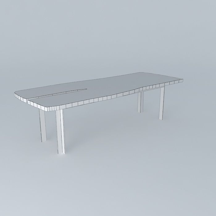 dinner table Free 3D model_4