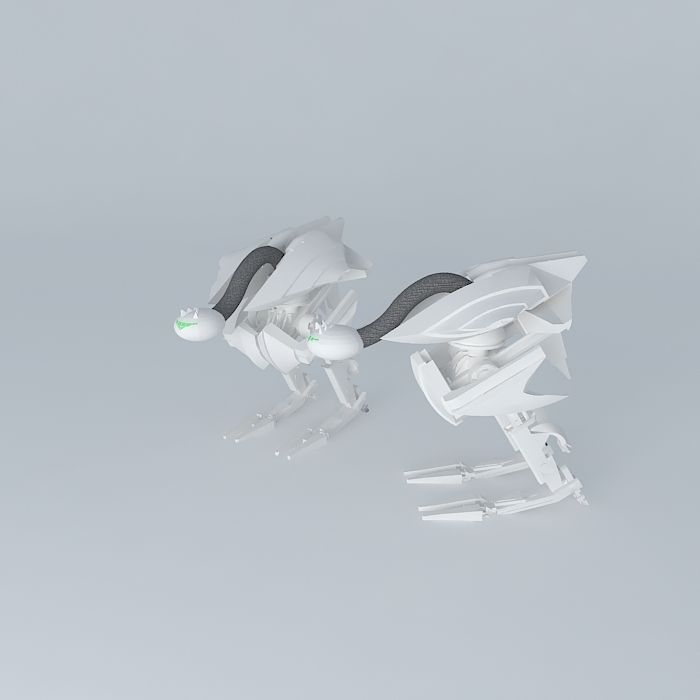 Robot Drago Free 3D model_2