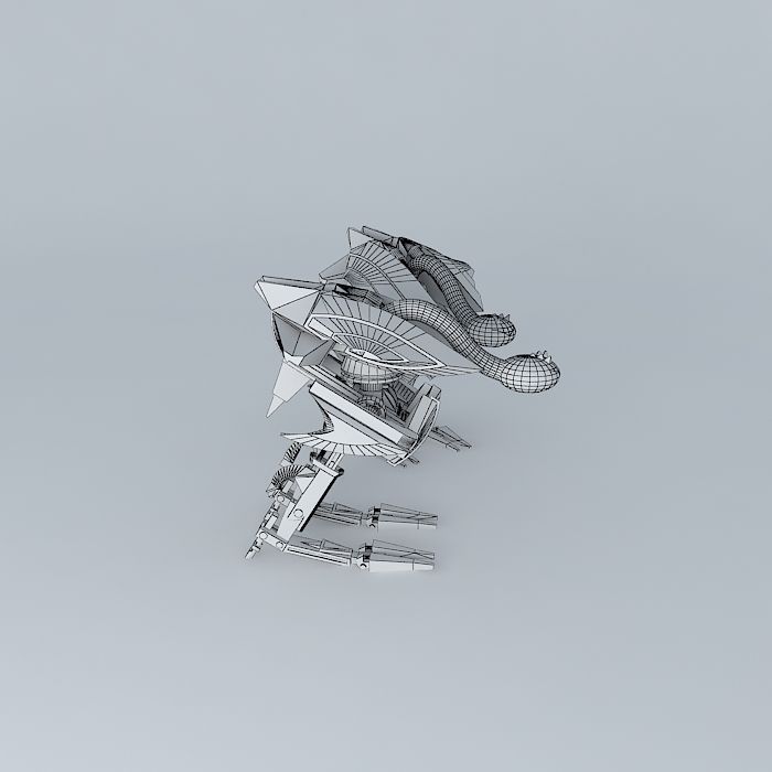 Robot Drago Free 3D model_3