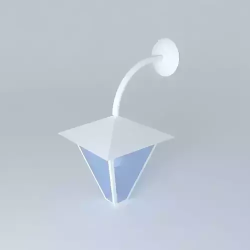 Fixture outdoor light with shade Free 3D model
