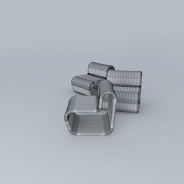 Chair Loop Free 3D model_4