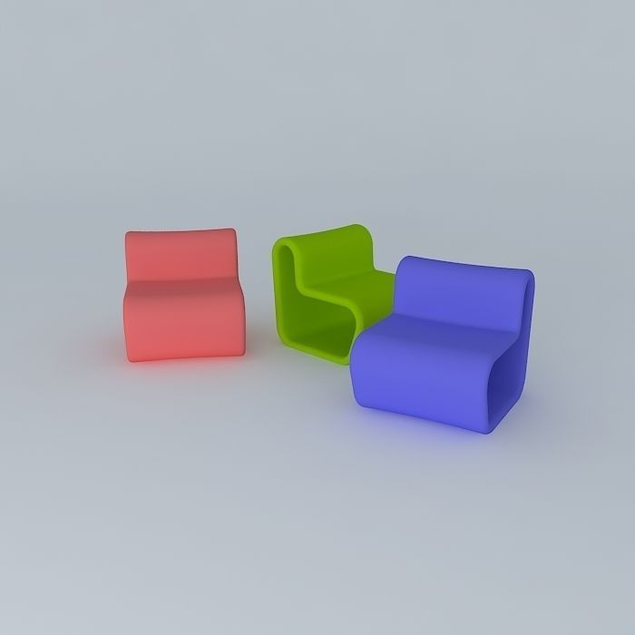 Chair Loop Free 3D model_2