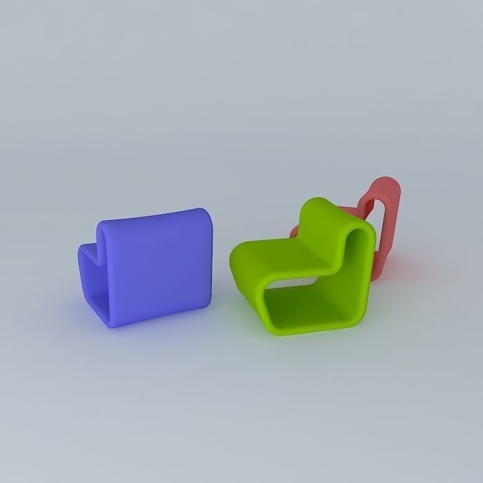 Chair Loop Free 3D model_1