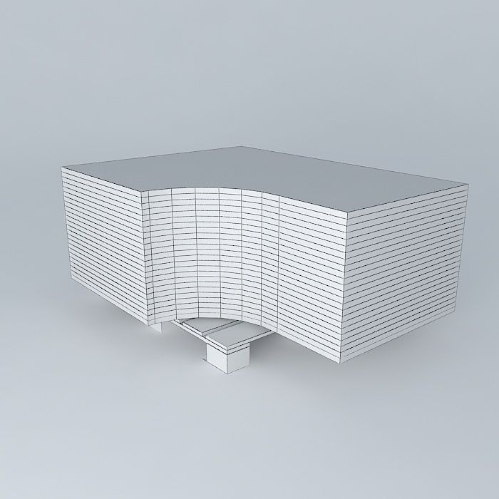 pallet bureaubladen 160 x120 Free 3D model_4