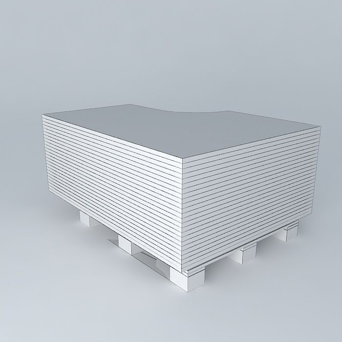 pallet bureaubladen 160 x120 Free 3D model_3