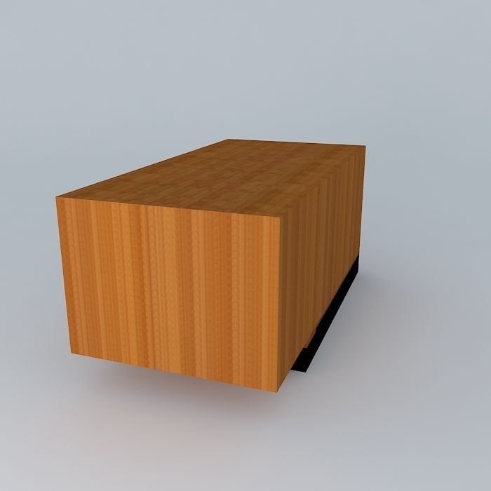 pallet bureaubladen Free 3D model_1
