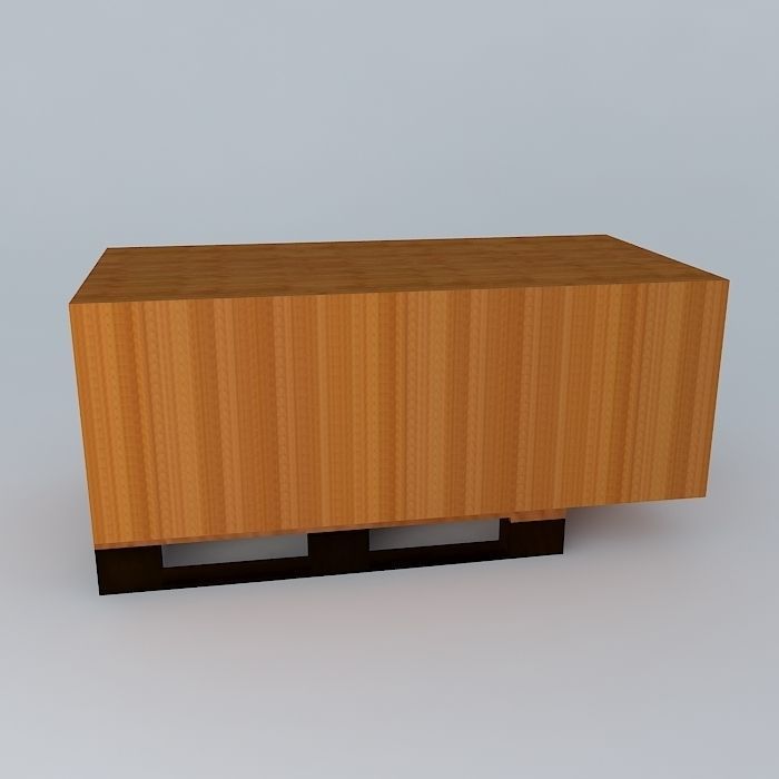 pallet bureaubladen Free 3D model_2