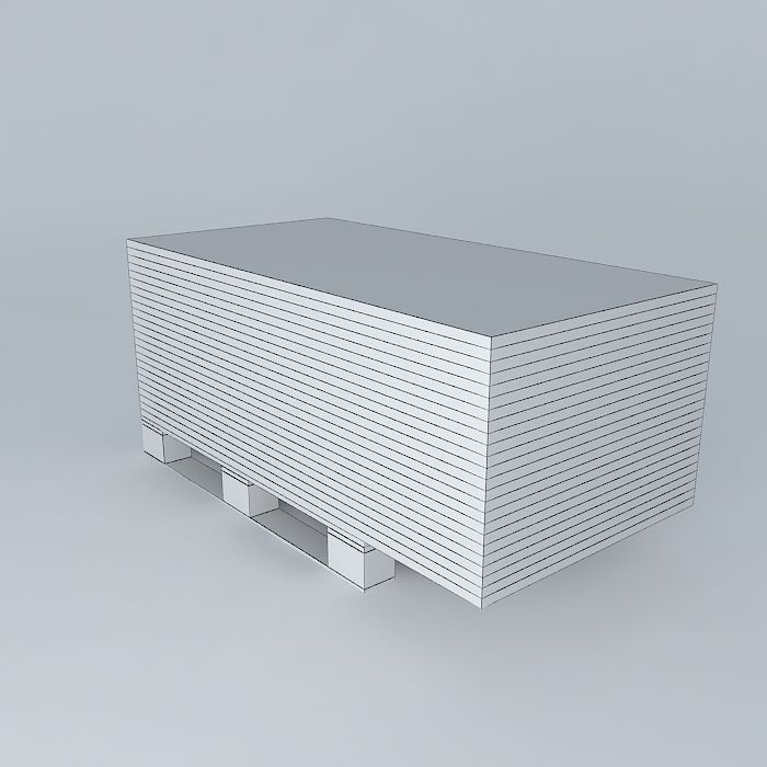 pallet bureaubladen Free 3D model_4