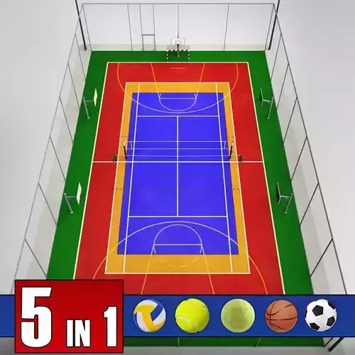 Multi sport court centrum pack