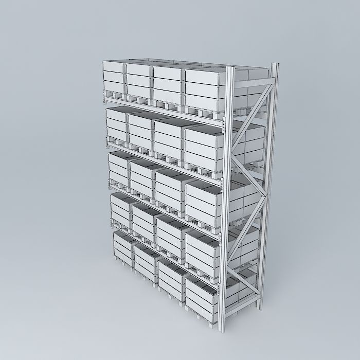racking construction Free 3D model_1