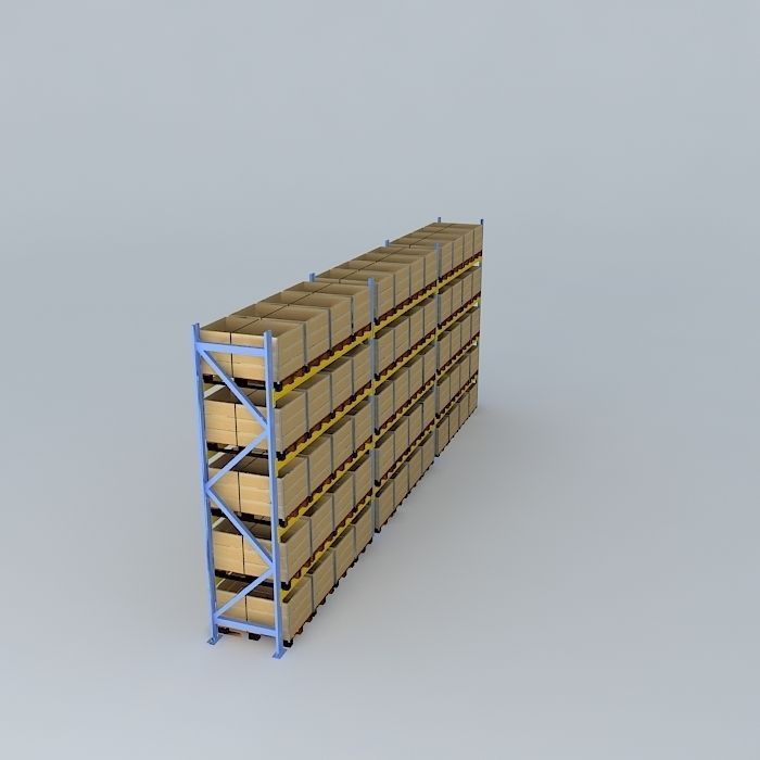 racking three parts Free 3D model_1