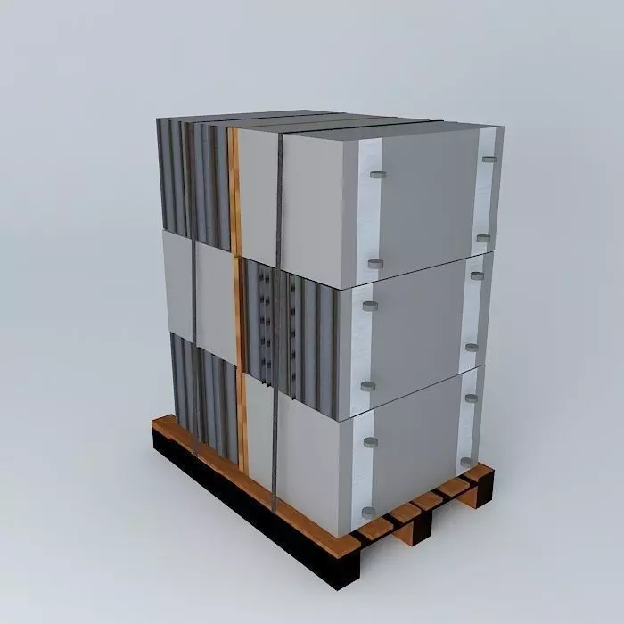 pallet ladeblokken Free 3D model