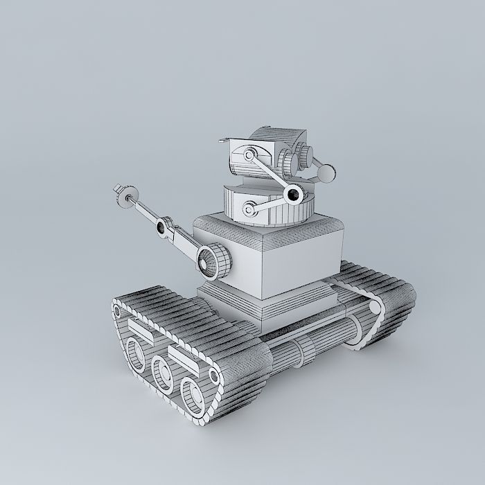 Robot Voda I Free 3D model_4