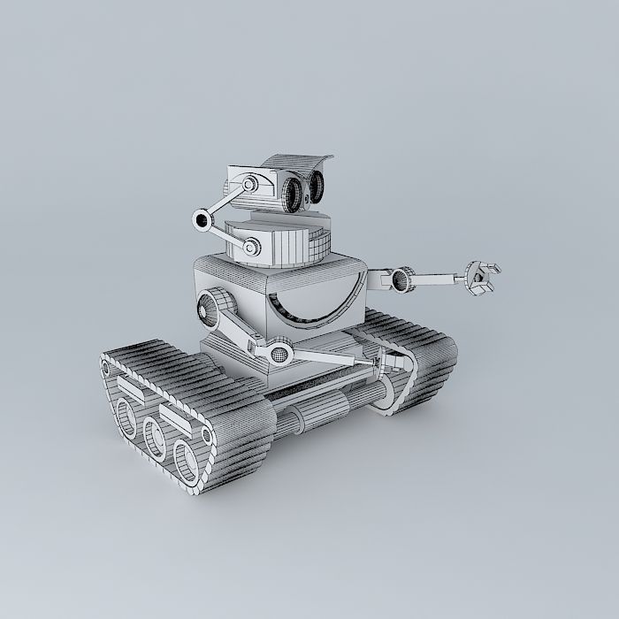 Robot Voda I Free 3D model_3