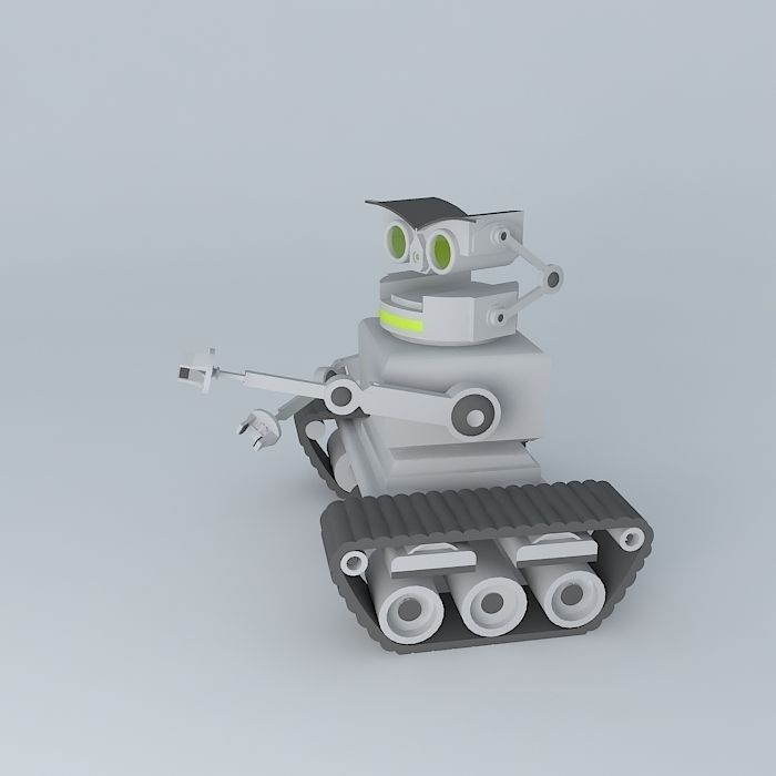 Robot Voda I Free 3D model_2