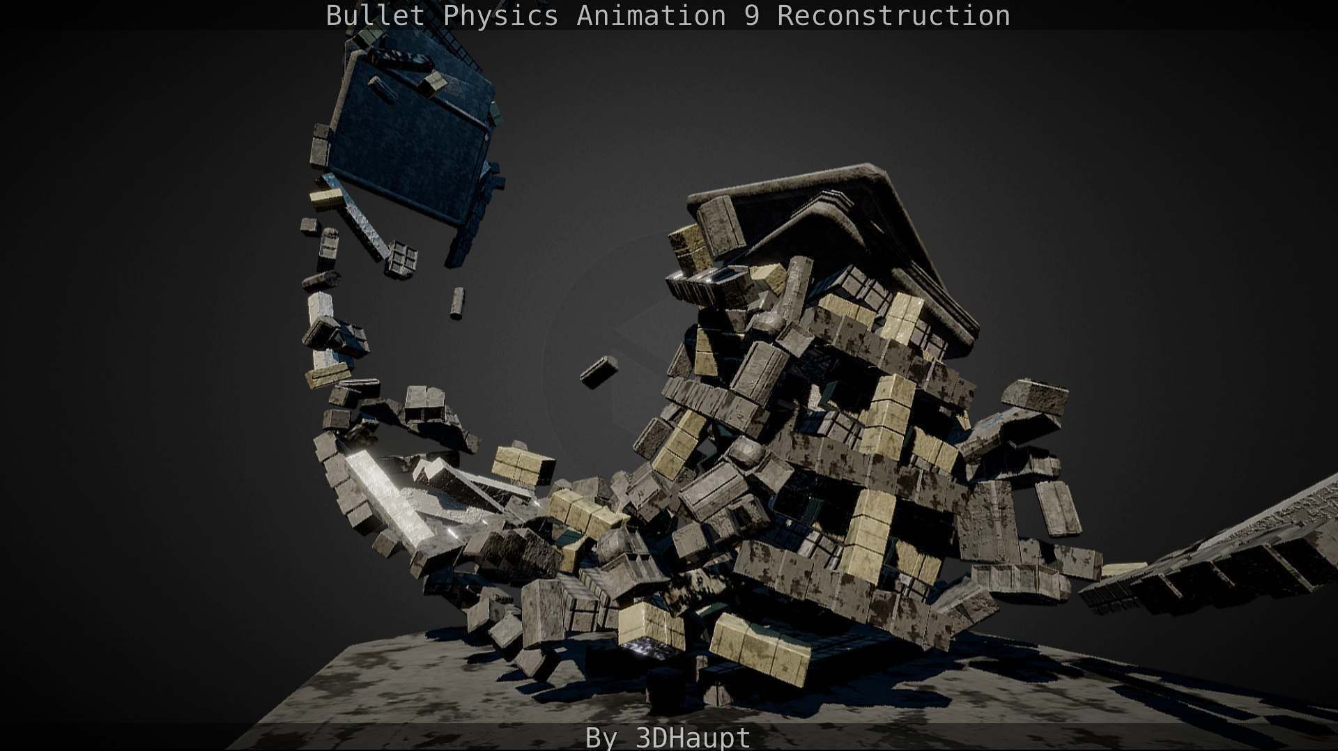 Bullet Physics Animation Reconstruction Free low-poly 3D model_82