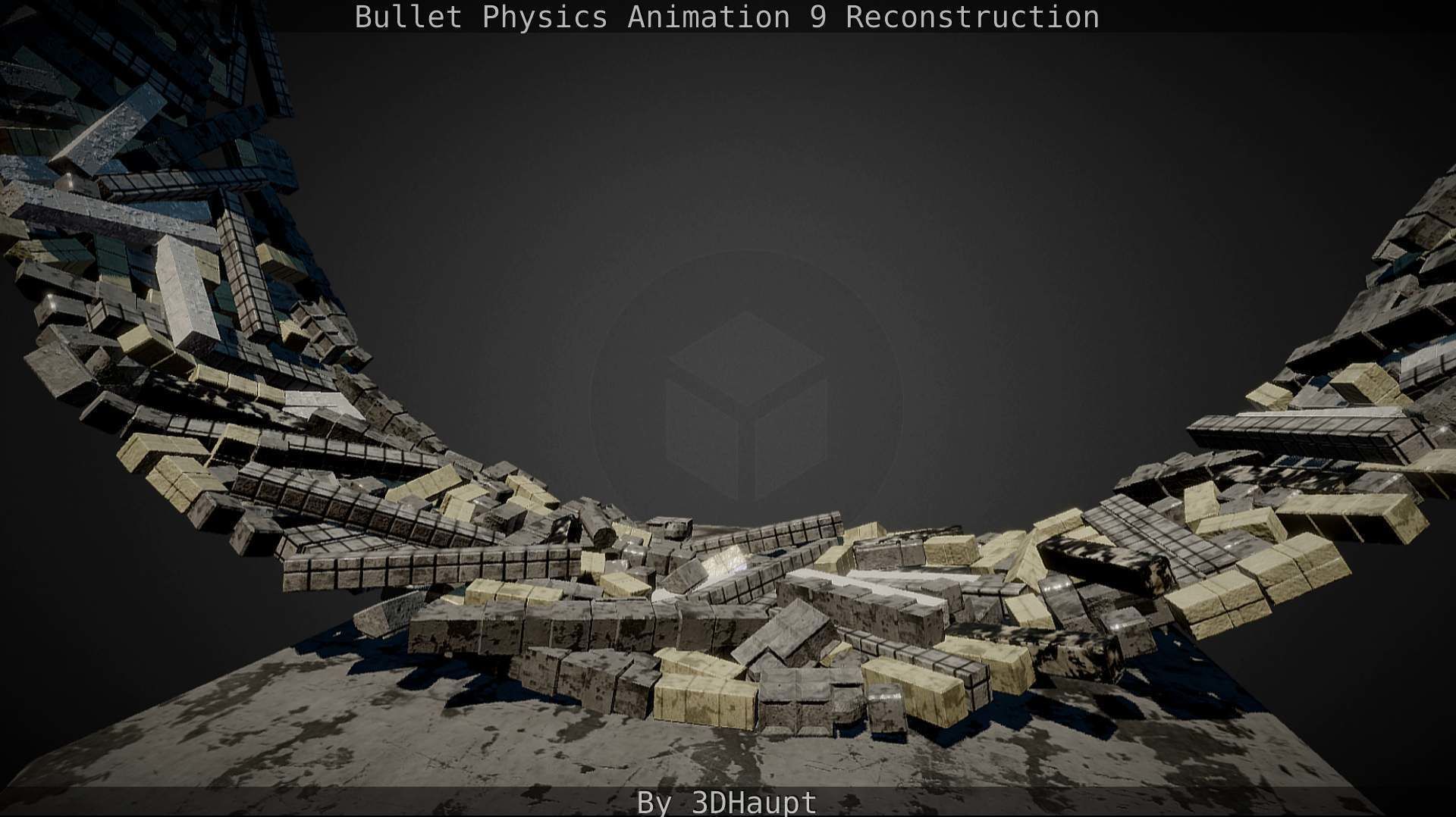 Bullet Physics Animation Reconstruction Free low-poly 3D model_6