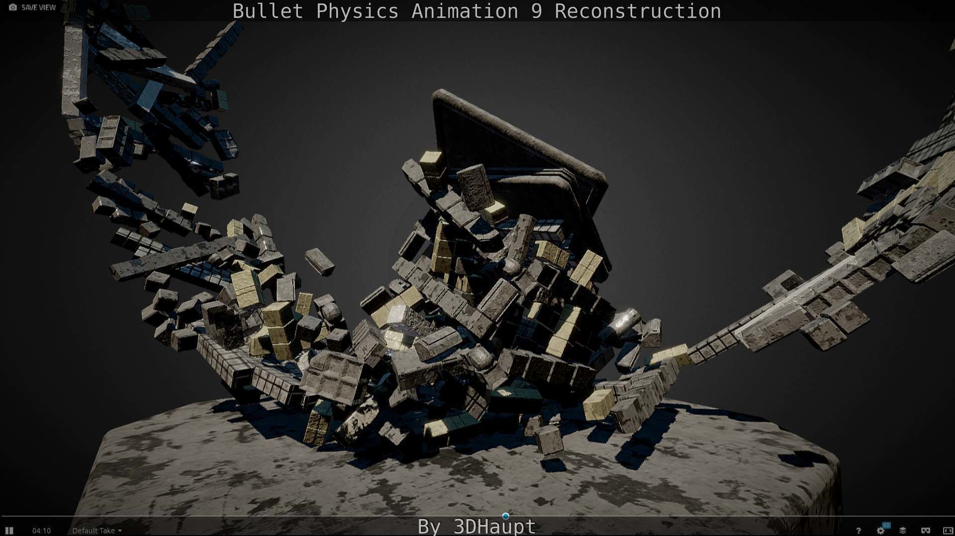 Bullet Physics Animation Reconstruction Free low-poly 3D model_77