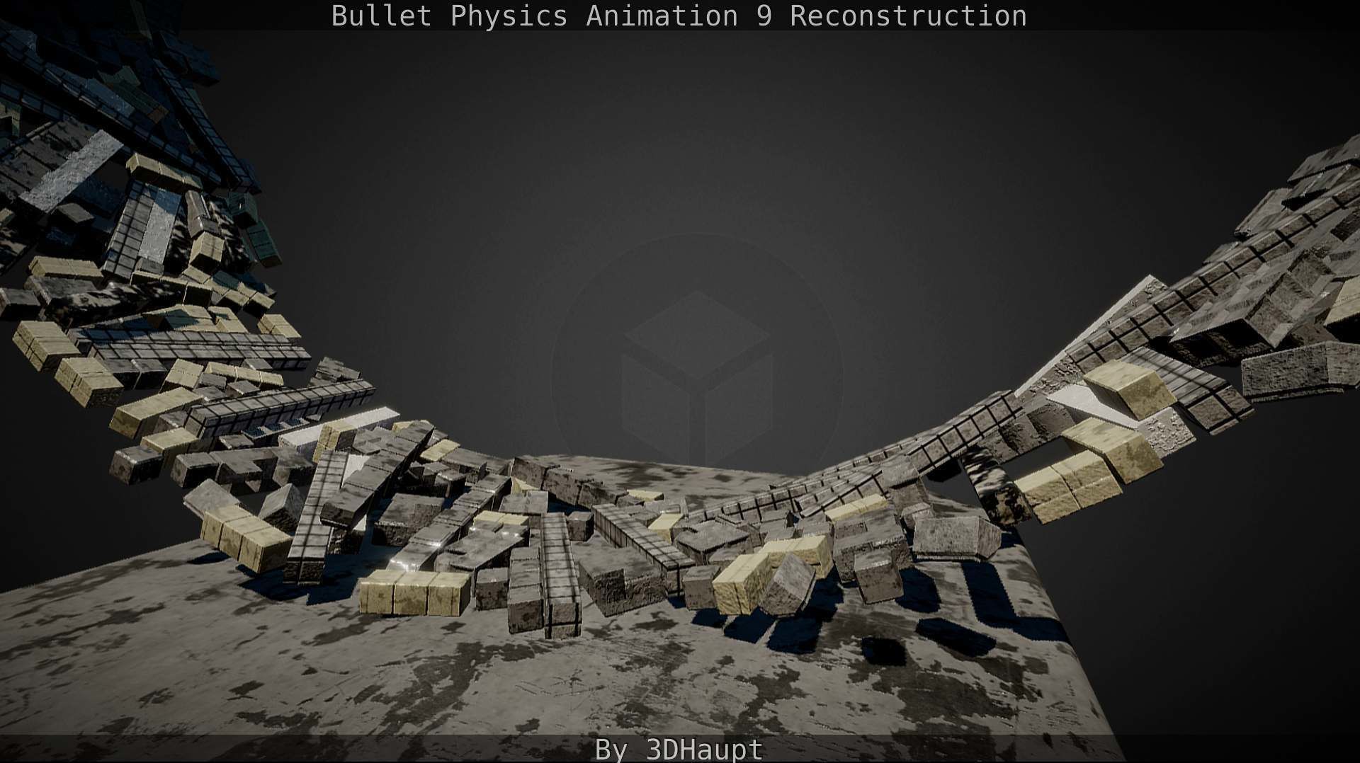 Bullet Physics Animation Reconstruction Free low-poly 3D model_12